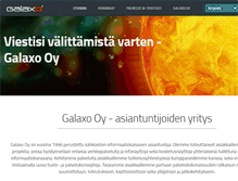 Tablet Screenshot of galaxo.fi